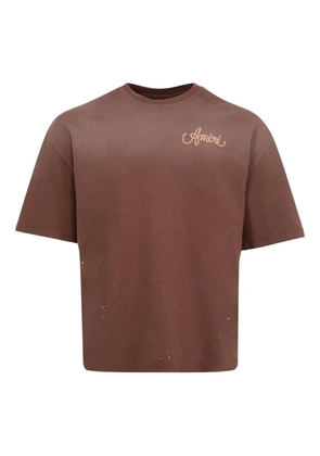 AMIRI Design Studio T-shirt - Brown
