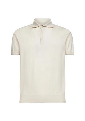 Brunello Cucinelli buttoned polo shirt - Neutrals