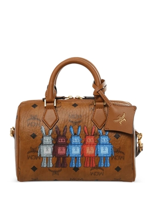 MCM small Ella Vi Boston top handle tote bag - Brown