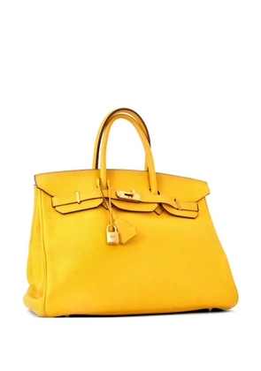 Hermès Pre-Owned Birkin Handbag Yellow Togo with Gold Hardware 35 tote bag