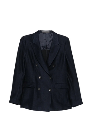 Tagliatore double-breasted front-pocket blazer - Blue
