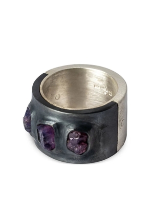 Parts of Four Sistema sapphire sterling-silver ring