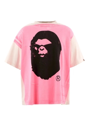 SAINT MXXXXXX x Bape cotton T-shirt - Pink
