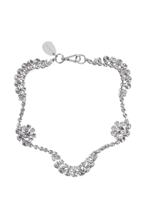 Simone Rocha crystal necklace - Silver