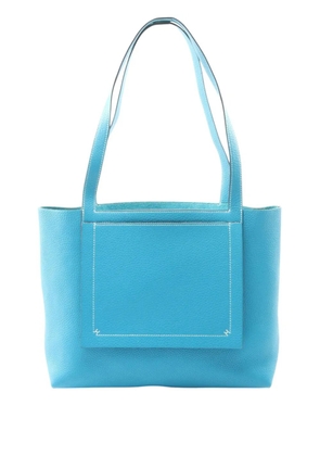 Hermès Pre-Owned 2021 Clemence Double Sens 31 tote bag - Blue
