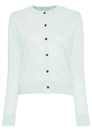 Maison Kitsuné Baby Fox cardigan - Blue