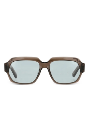 Yellows Plus Greg geometric sunglasses - Brown