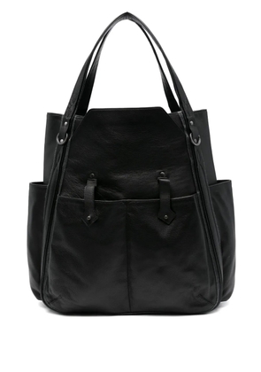 Kiko Kostadinov Inex nappa leather tote bag - Black