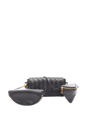 Bottega Veneta Pre-Owned 2012-2026 Nappa Intrecciato Multi-Pouch crossbody bag - Black