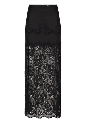 Rabanne lace maxi skirt - Black