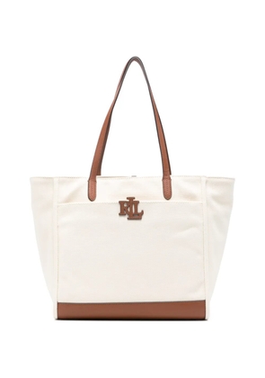 Lauren Ralph Lauren logo-detail shoulder bag - Neutrals