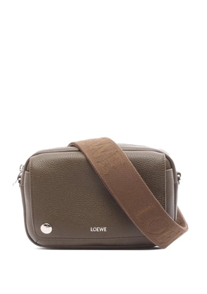 Loewe Pre-Owned 2010-2026 Small Grained Leather Pebble crossbody bag - Brown
