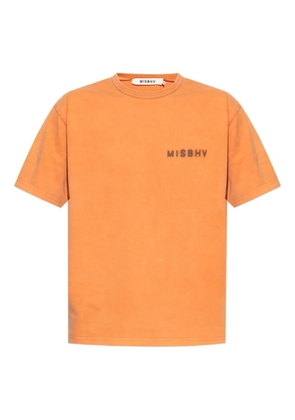 MISBHV logo-print cotton T-shirt - Orange
