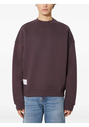 Alpha Industries logo crew-neck sweater - Purple