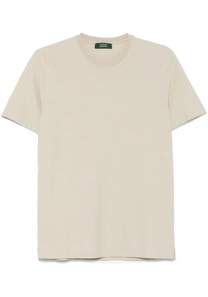 Zanone cotton T-shirt - Neutrals