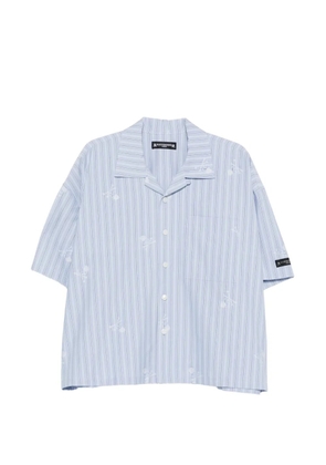 Mastermind Japan striped-pattern shirt - Blue
