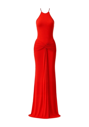 The New Arrivals Ilkyaz Ozel Euphorie knot-detail maxi dress - Red
