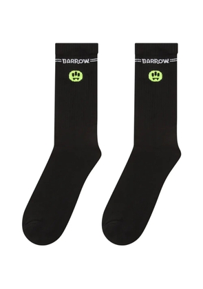BARROW logo-graphic socks (set of two) - White
