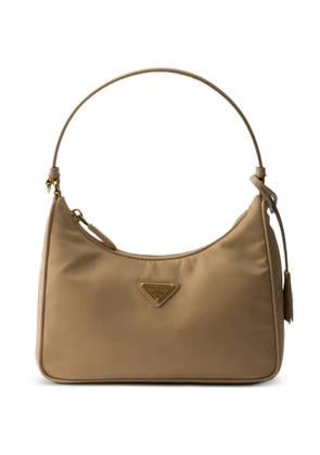 Prada mini Re-Edition 2005 zip tote bag - Neutrals