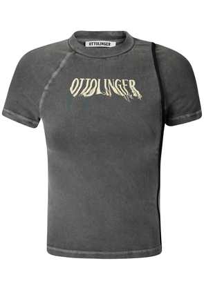 Ottolinger logo-print T-shirt - Grey
