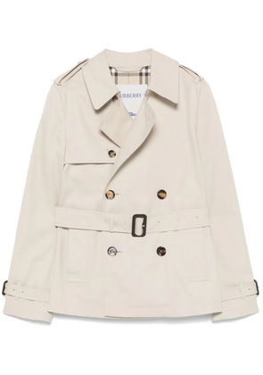 Burberry double-breasted trench jacket - Neutrals