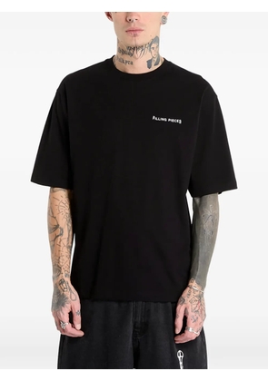 Filling Pieces logo-detail T-shirt - Black
