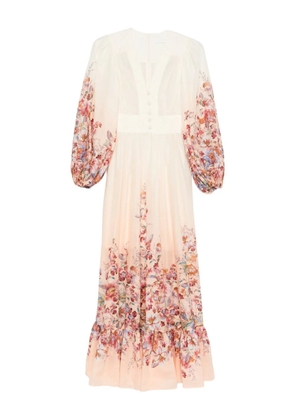 ZIMMERMANN Awaken plunge maxi dress - Neutrals
