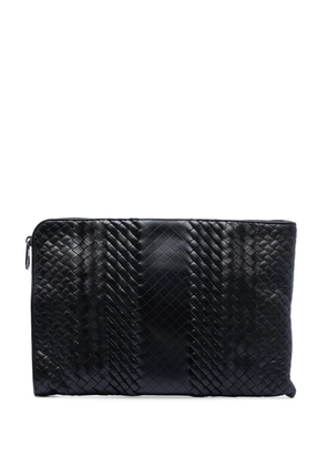Bottega Veneta Pre-Owned 2012-2025 Nappa Intrecciato Document Case clutch bag - Black