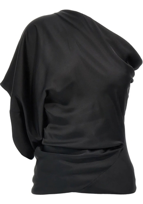 Rick Owens one-shoulder' top - Black