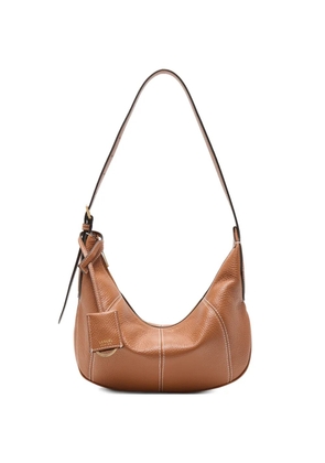 Lancel Victoire zip leather shoulder bag - Brown