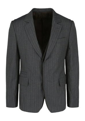 Ferragamo pinstripe buttoned jacket - Grey