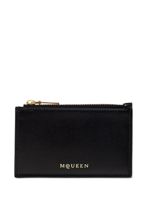 Alexander McQueen leather cardholder - Black