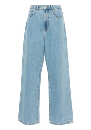 Róhe low-waist wide-leg jeans - Blue