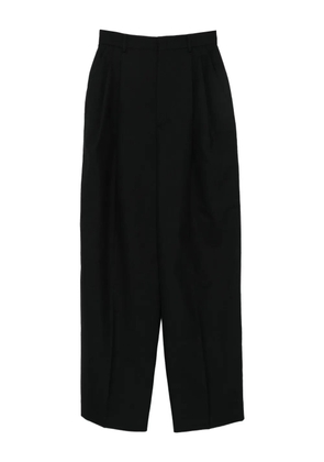 Moschino back-pocket pleated trousers - Black