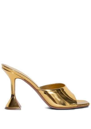 Amina Muaddi 95mm Lupita mules - Gold