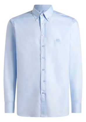 ETRO Pegaso button-up shirt - Blue