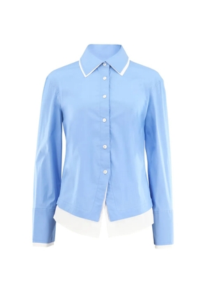 Veronica Beard Bonnie contrasting shirt - Blue