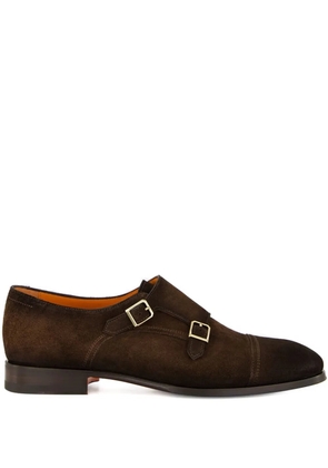 Santoni Axel monk shoes - Brown