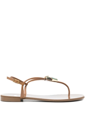 Giuseppe Zanotti leather sandals - Brown