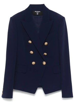 Balmain crepe blazer - Blue