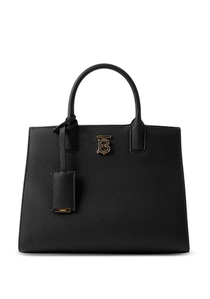 Burberry Frances logo-plaque tote bag - Black