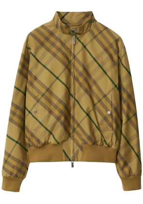 Burberry Check bomber jacket - Yellow