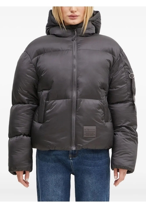 Alpha Industries Cloud hooded padded jacket - Grey