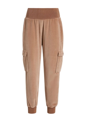 Cinq A Sept Giles velour track pants - Neutrals