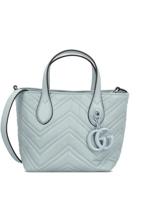 Gucci small GG Marmont tote bag - Blue