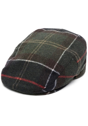 Barbour Gallingale tartan-check flat cap - Green