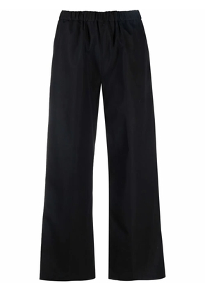 ASPESI poplin wide-leg trousers - Black