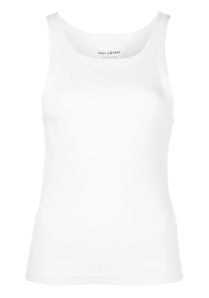 Nili Lotan ribbed cotton vest top - White