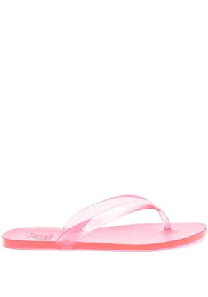 Ancient Greek Sandals translucent-design flip flops - Pink