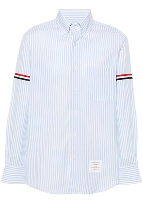 Thom Browne stripped cotton shirt - Blue